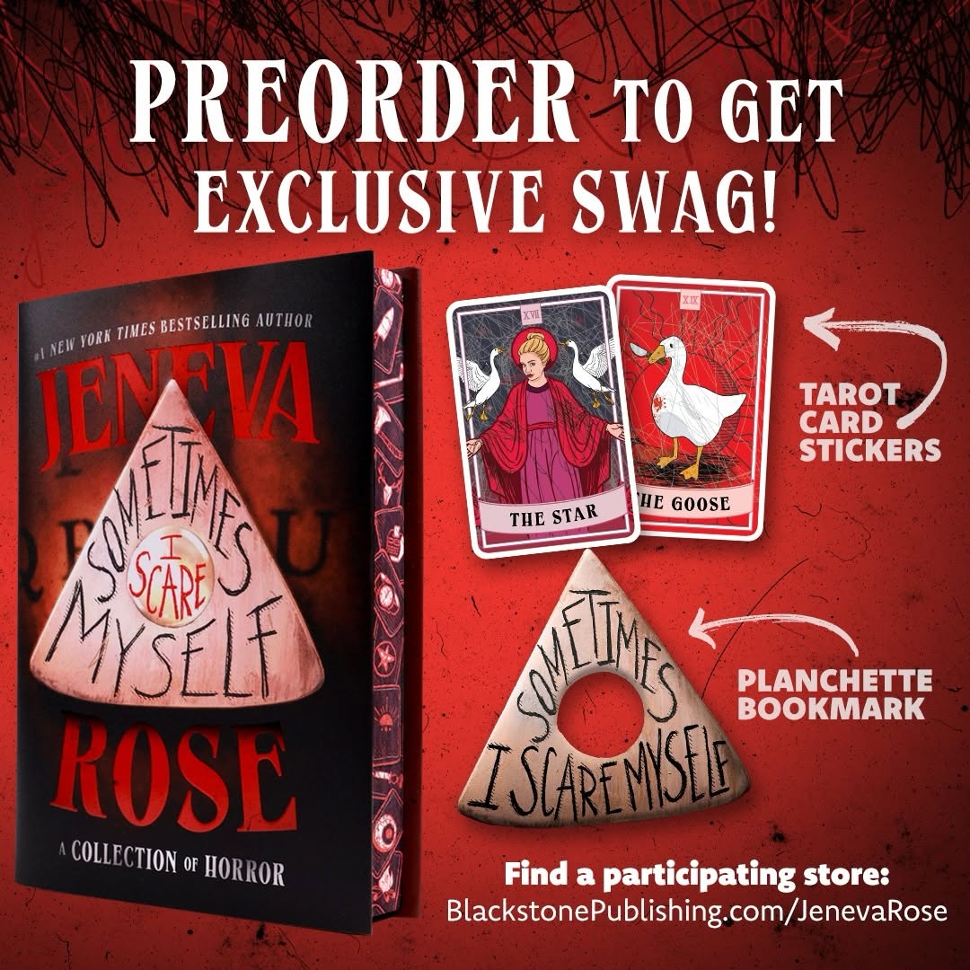 jenevaroseaut's tweet photo. FIRST LOOK ALERT👁️, courtesy of !

From No. 1  and national bestselling author Jeneva Rose comes her most sinister turn yet.🌑👻Pushing beyond psychological suspense and straight into nightmare territory, enter the darkness with SOMETIMES I SCARE MYSEL... https://t.co/pC5Q2cauIz