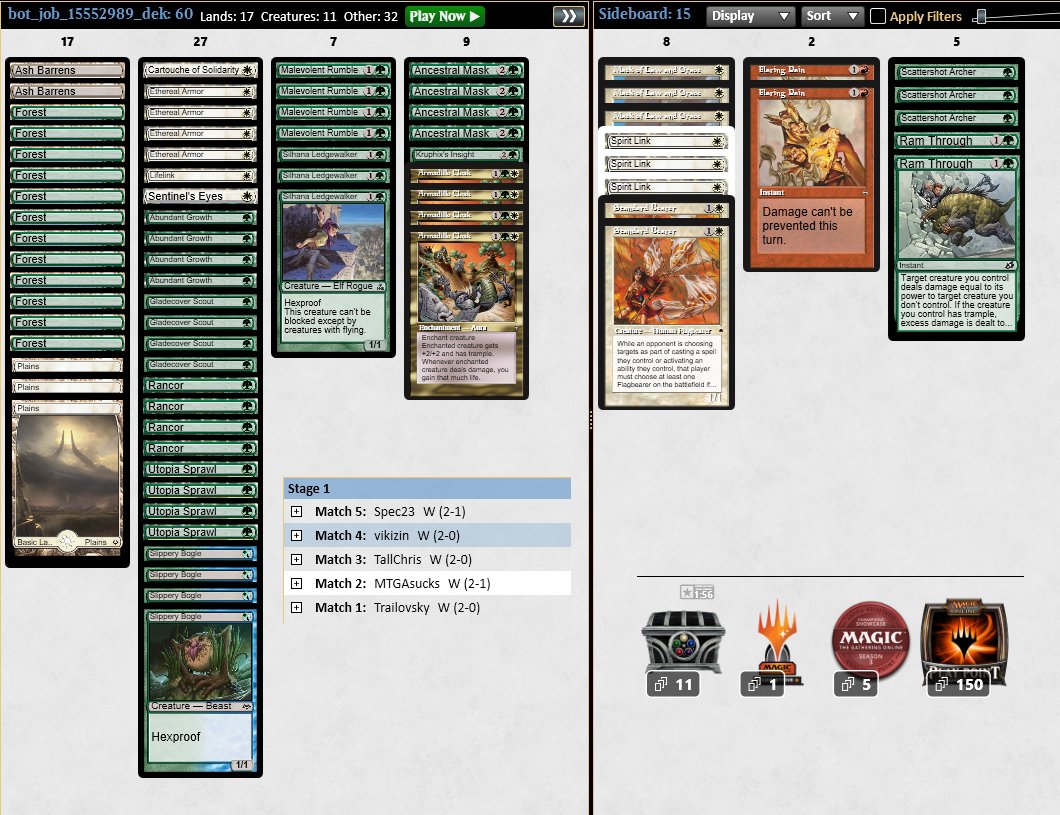 TwinMister89's tweet photo. Today I played with the list from the legendary Bogles player @Gust_Pedra . The deck looks very simple to play, but there are some small details that only experience can teach you. He’s selling a guide for the deck. The guy is an absolutely amazing player. https://t.co/QuOwJXKQgz