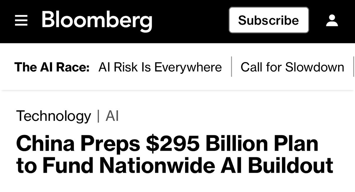 InstituteCicero's tweet photo. China is expected to surpass the U.S. in total national R&D spending this year.

The new money is going into compute, domestic chips, and a national data-center network — the physical layer of the AI race.

In 15 months, U.S. states introduced more than 2,400 AI-related bills.

One side is building infrastructure. The other is multiplying rulebooks.