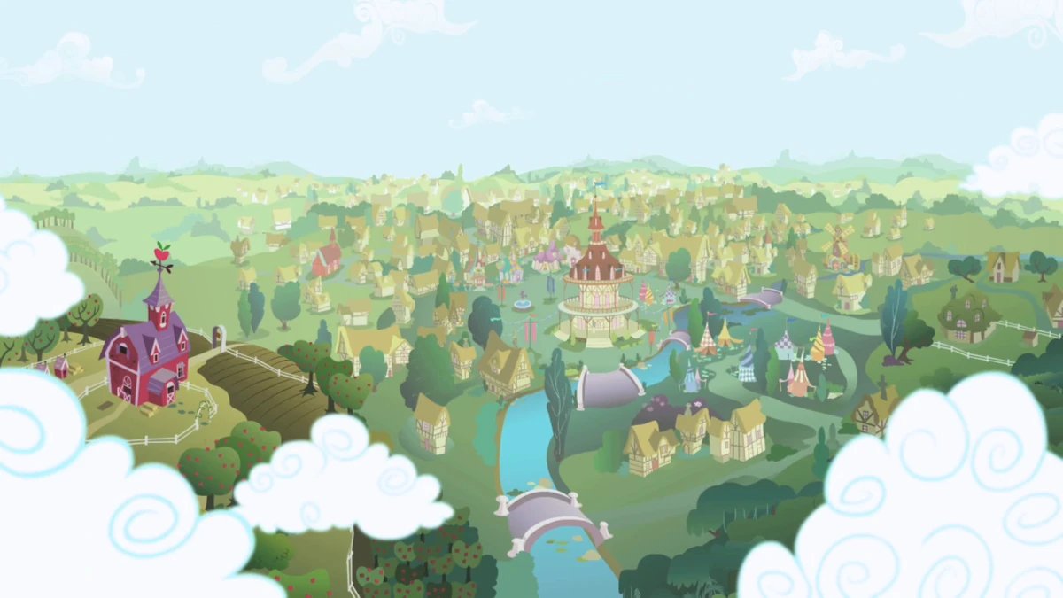 Bloomfire43's tweet photo. With my business in Canterlot concluded, I set my sights on Ponyville. Maybe will see some old friends like Applejack or Fluttershy. Maybe even meet some of their friends as well. https://t.co/O1slrN0Ox4