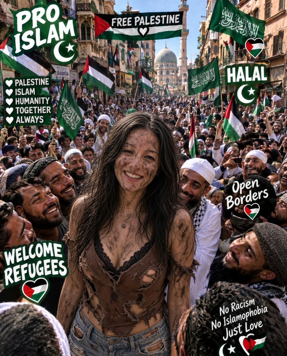 Rosababy00's tweet photo. Do you prefer her dirty or cleaned up? #mnwo #Eurabia #refugeeswelcome
#muslimsupremacy #openborders
#muslimnewcomers #cuckold https://t.co/uTBe3e5fJe