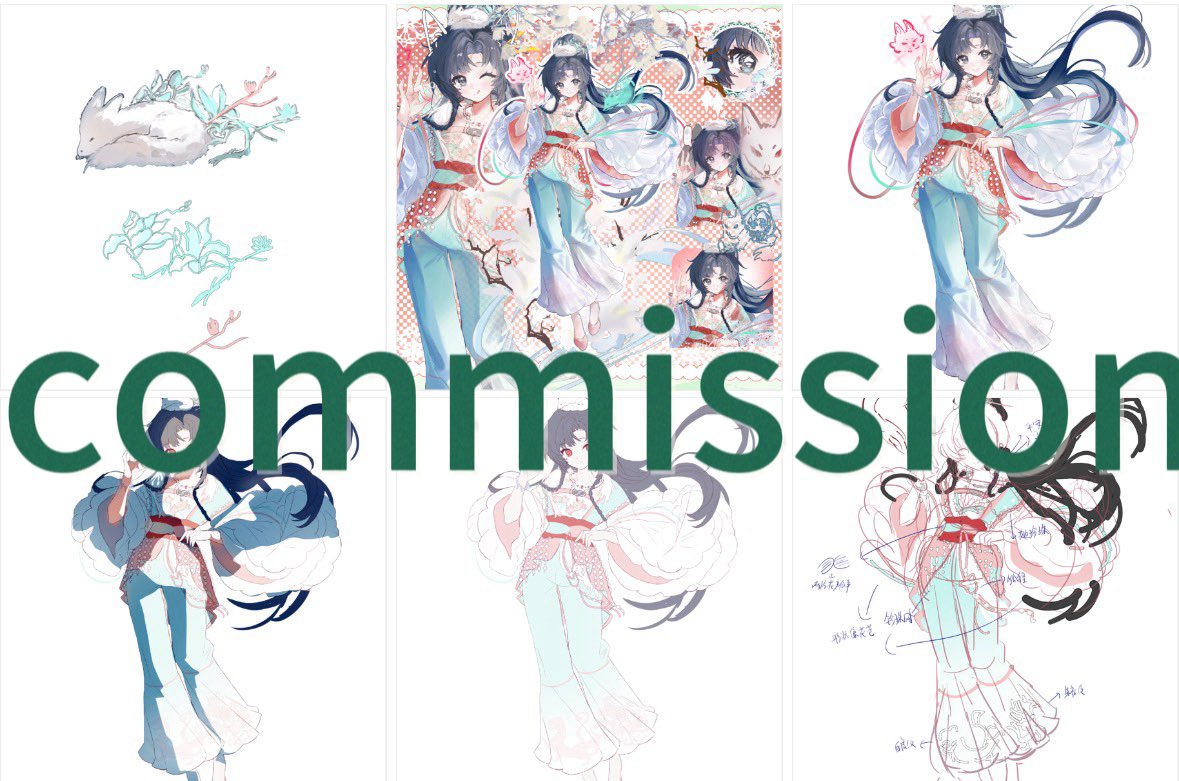 6Carp80412's tweet photo. ✨ Commissions are open! ✨
I draw custom OC illustrations, love ancient Chinese style characters!
All orders on VGen: https://t.co/zwG4pUW5xb
workflowp1
I can speak Chinese and English, feel free to DM me!
Thanks RT
#VGenCommission #OCart #opencommissions #characterillustration https://t.co/n3liWRI2XU