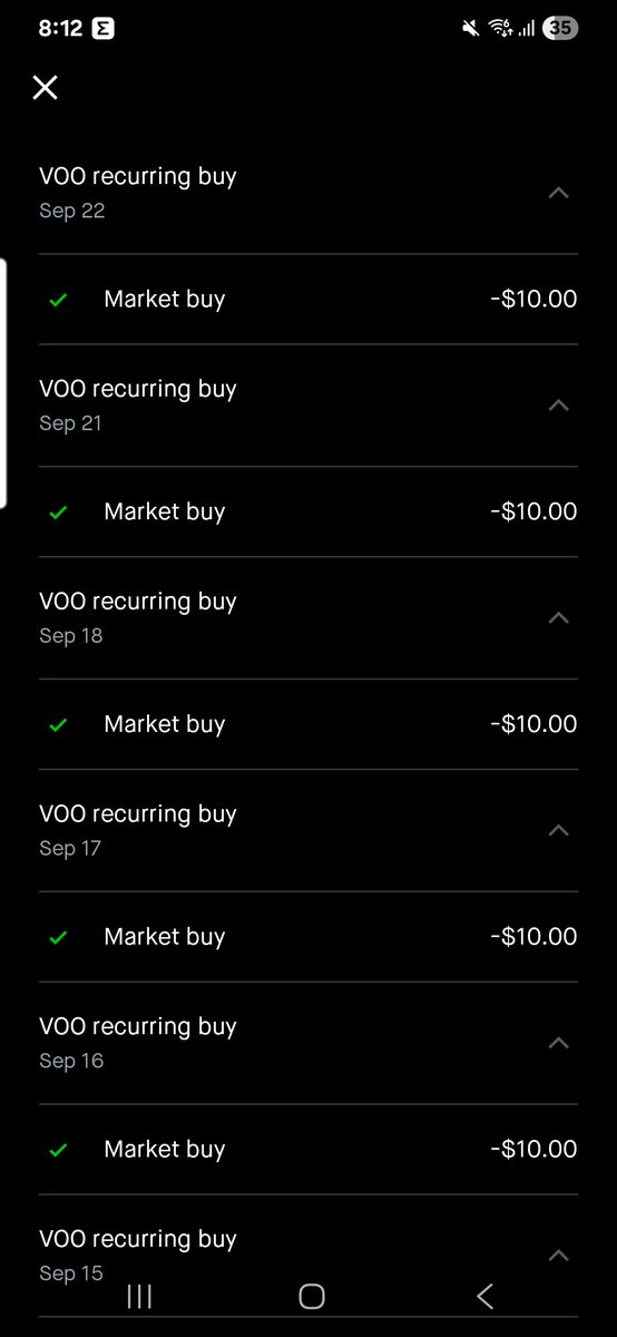 Mb8Dividend's tweet photo. I'm just buying $VOO every day. That's the whole plan.

Well, that and buying a little extra on red days. https://t.co/hTDvVxmYAS