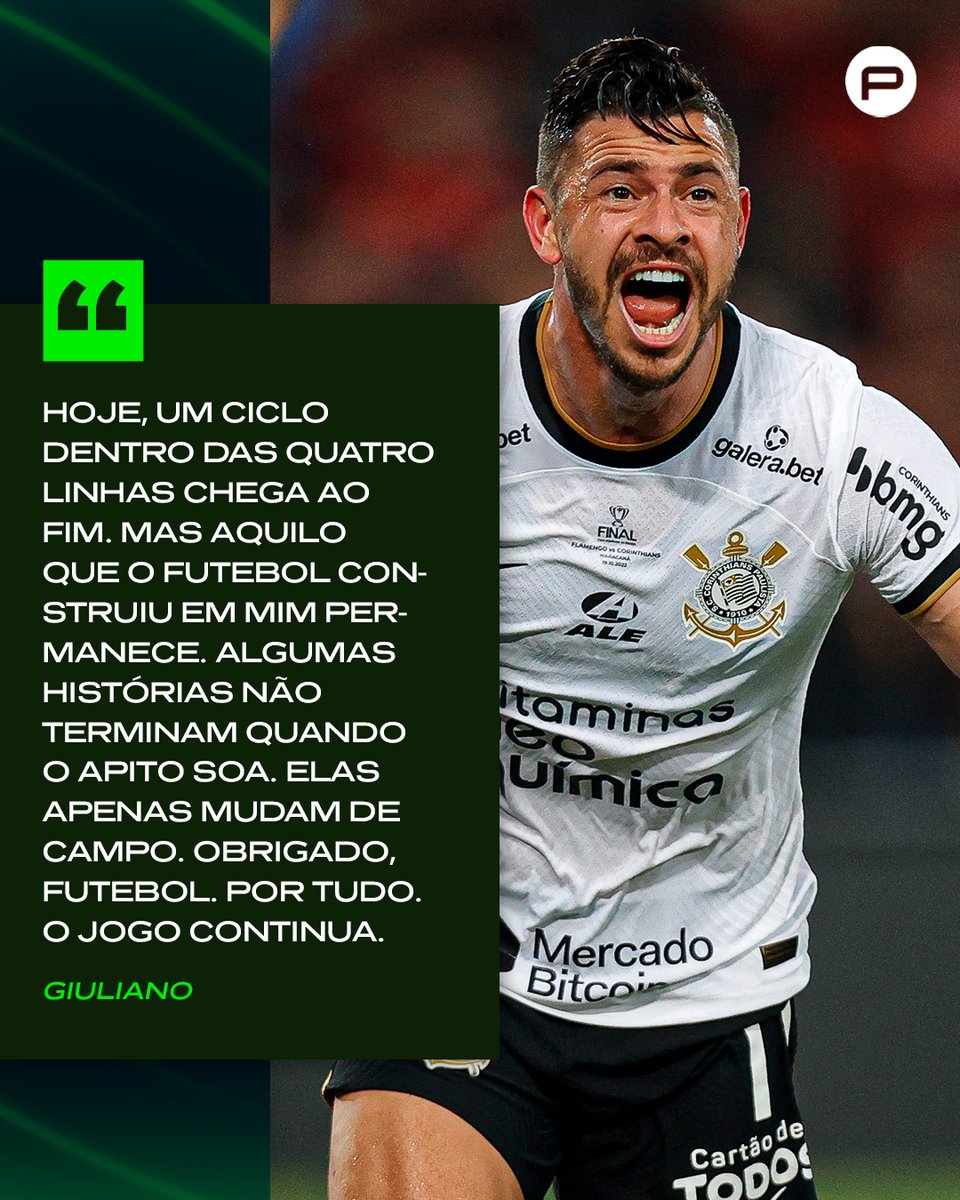 canalpremiere's tweet photo. VALEU, GIULIANO! 🥺🥹
Nesta terça-feira (22), o futebol se despede de um grande nome. Giuliano decidiu que seu momento no futebol chegou ao fim e postou nas suas redes uma linda mensagem de despedida.
📸 Getty Images
#Giuliano #Furacao #Corinthians #Gremio #Aposentadoria https://t.co/KlSVf28vyF