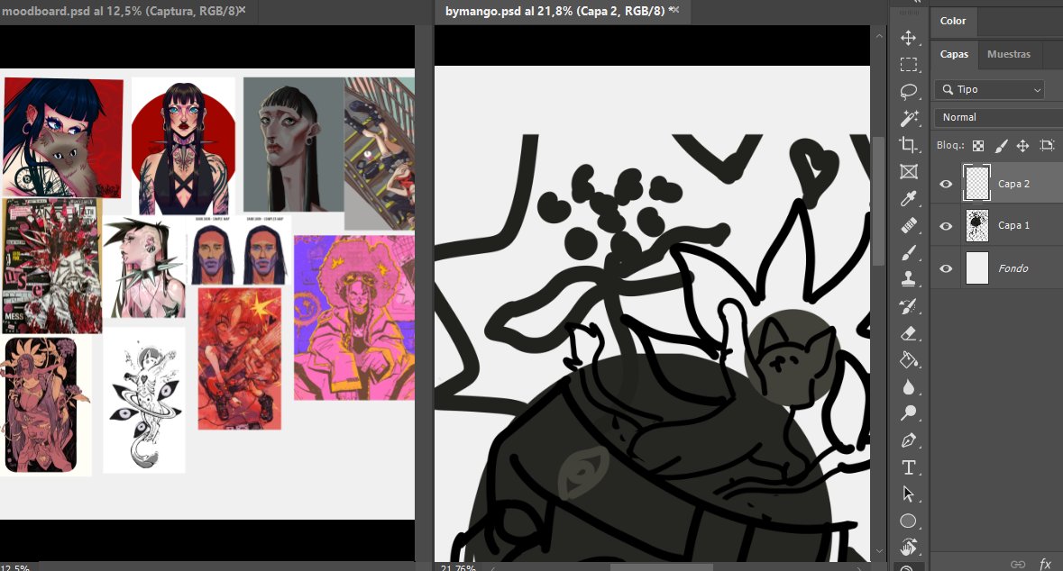 scurryRata's tweet photo. guess what: Another wip :D
#digitalart #digitalartist #digitalillustration #characterart #characterdesign #artprocess #wipart #workinprogress #artistsoninstagram #illustrationart #punkart #grungeart #darkart #darkartist #alternativeart #gothart #edgyart #conceptart #giftdraw https://t.co/y6BcY0RmO7