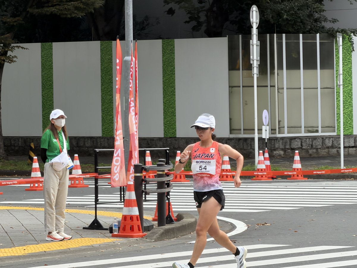 jaaf_official's tweet photo. /／
【#アジア大会】チームカメラ📷
\＼

◆女子ハーフマラソン競歩　※速報
🇯🇵#柳井綾音（富士通）1時間39分24秒
4番目でフィニッシュ✊️
🇯🇵#杉林歩（NTTドコモ）1時間46分13秒
7番目でフィニッシュ✨️

たくさんの応援ありがとうございました😊

⚡U-NEXTでライブ配信
https://t.co/VJ8G7FKlsW
※会員登録が必要です。無料トライアルあります

📣選手への応援メッセージ大募集‼️
https://t.co/e50PE5sb8V
✅オンエア情報など特設サイトでチェック
https://t.co/NPQIbPc2Bk

#愛知名古屋2026 #TEAMJAPAN #ともに一歩踏み出す勇気を #JAAF #陸上