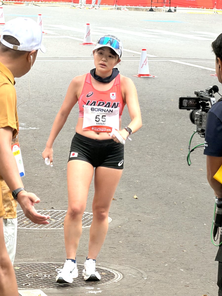 jaaf_official's tweet photo. /／
【#アジア大会】チームカメラ📷
\＼

◆女子ハーフマラソン競歩　※速報
🇯🇵#柳井綾音（富士通）1時間39分24秒
4番目でフィニッシュ✊️
🇯🇵#杉林歩（NTTドコモ）1時間46分13秒
7番目でフィニッシュ✨️

たくさんの応援ありがとうございました😊

⚡U-NEXTでライブ配信
https://t.co/VJ8G7FKlsW
※会員登録が必要です。無料トライアルあります

📣選手への応援メッセージ大募集‼️
https://t.co/e50PE5sb8V
✅オンエア情報など特設サイトでチェック
https://t.co/NPQIbPc2Bk

#愛知名古屋2026 #TEAMJAPAN #ともに一歩踏み出す勇気を #JAAF #陸上
