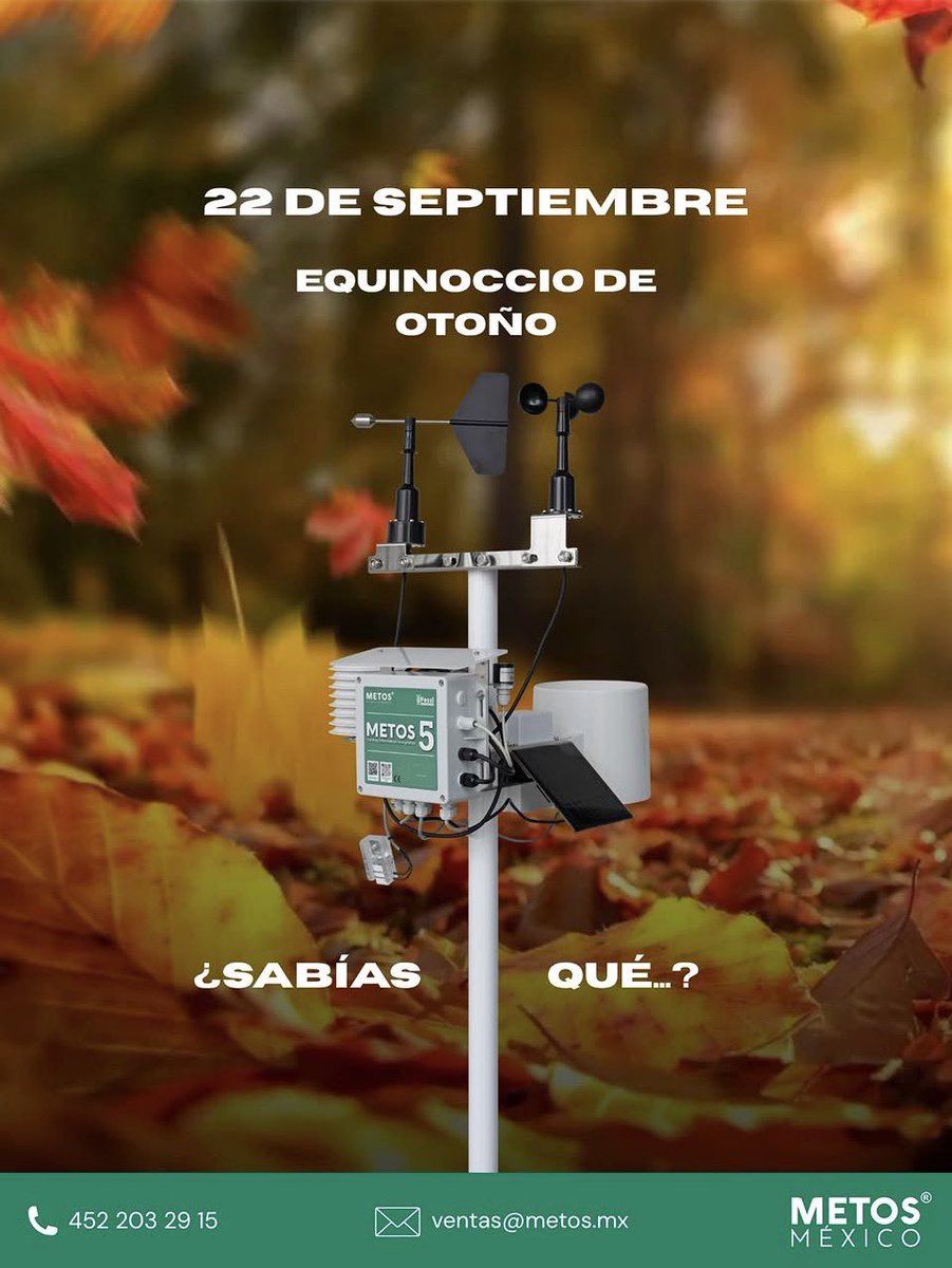 Metos_mx's tweet photo. ❄ Preparación para el frío: Muchos cultivos y árboles entran en una fase de reposo o latencia, disminuyendo su actividad metabólica para ahorrar nutrientes y agua antes de que baje más la temperatura
📲 Contacto: 452 203 29 15
📧 Correo: ventas@metos.mx
#metos #clima #cultivo https://t.co/u171W0vbxu