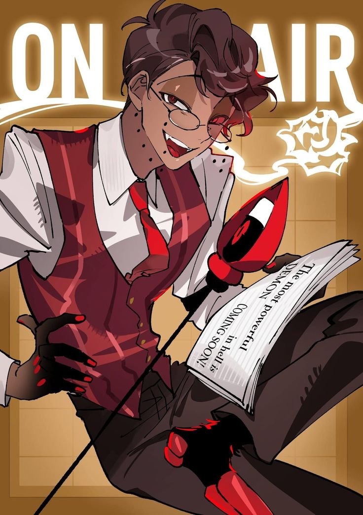 Ryan31522's tweet photo. Breaking news: The most powerful demon in hell is COMING SOON!
And he's loving the headlines. ✨

#alastor #hazbinhotel #radiodemon #vivziepop #hazbinhotelfanart #fanart #alastorhazbinhotel #illustration #notmywork https://t.co/bRvoAjsIpx