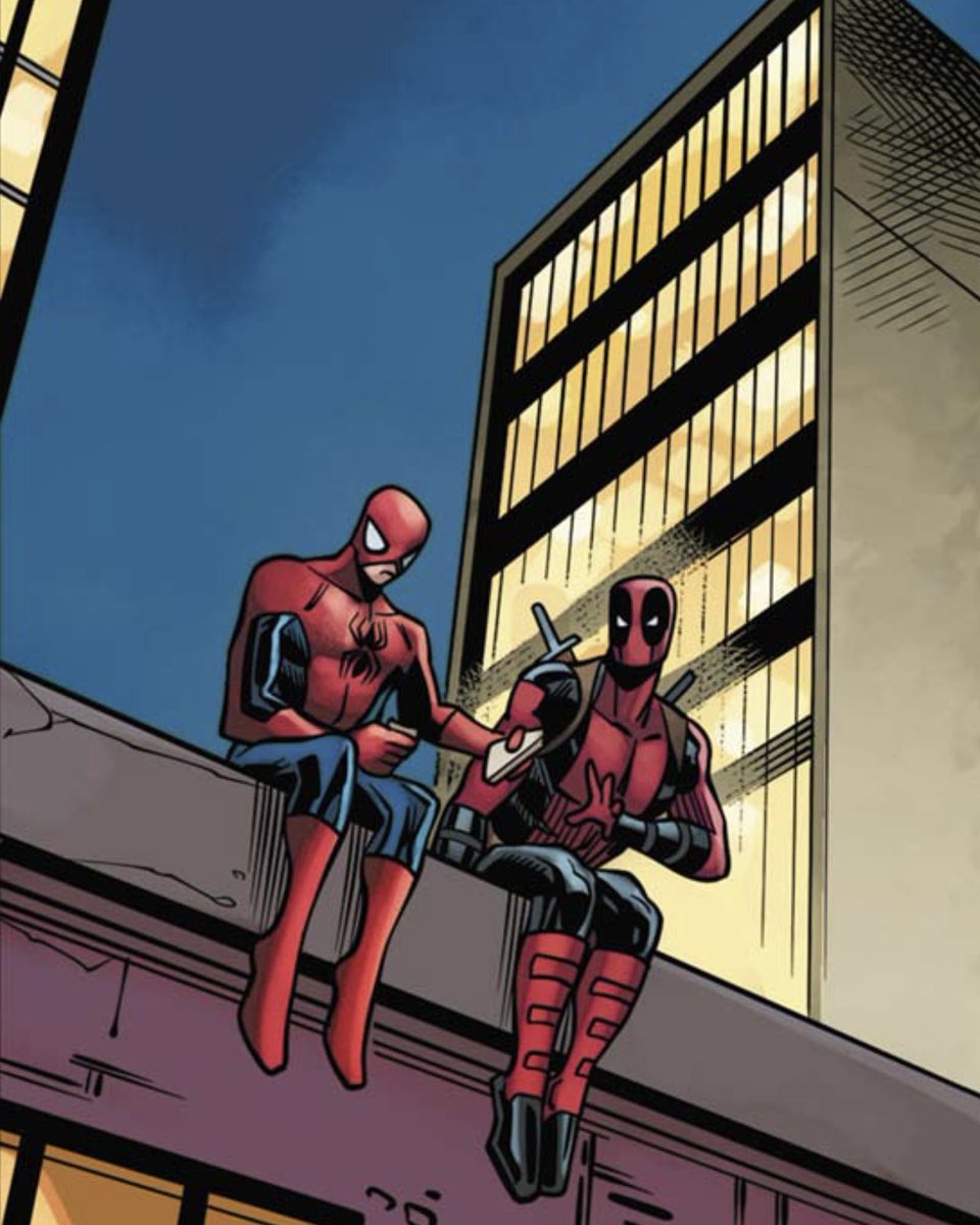 idiotdeadpool's tweet photo. when you have a friend https://t.co/CjHmJ48EyZ