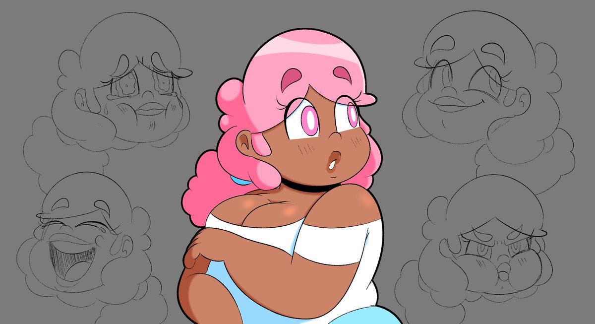 MimiiArtt's tweet photo. Some Daisy expression stuff https://t.co/Awabmm43ef