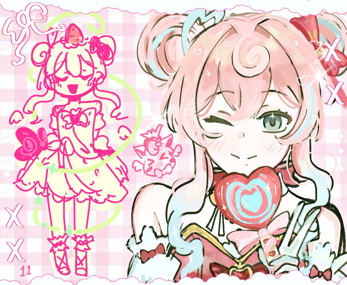 pyanyani's tweet photo. ♡🍓🎀🍓🎀♡
#Hyacine https://t.co/o5O3m8ibBK