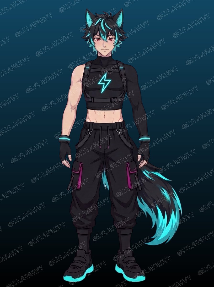 LylafaeVT's tweet photo. ⚡From a simple sketch to the finished vision🐺💙

The final look is finally here^^

Every detail every color and every little touch came together to bring this character to life

I’m so happy with how this one turned out

#ENVTuber #VTuber #VTuberArt #VTuberModel #Live2D #Art https://t.co/7GqBpLGCys