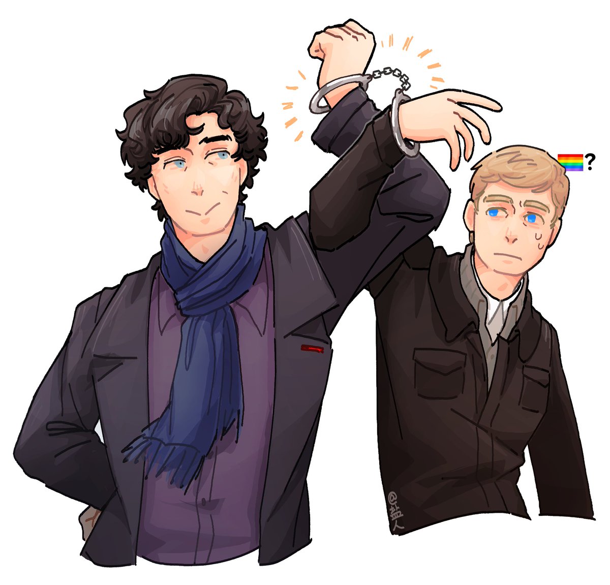 Areyou_Salter's tweet photo. well...
#johnlock https://t.co/P6kPEwYtdE