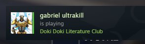 DEATH_C0NSCIOUS's tweet photo. sometimes i forget i made my steam profile gabriel ultrakill until oomfs say they got notifs like these https://t.co/cHIwhdybdN