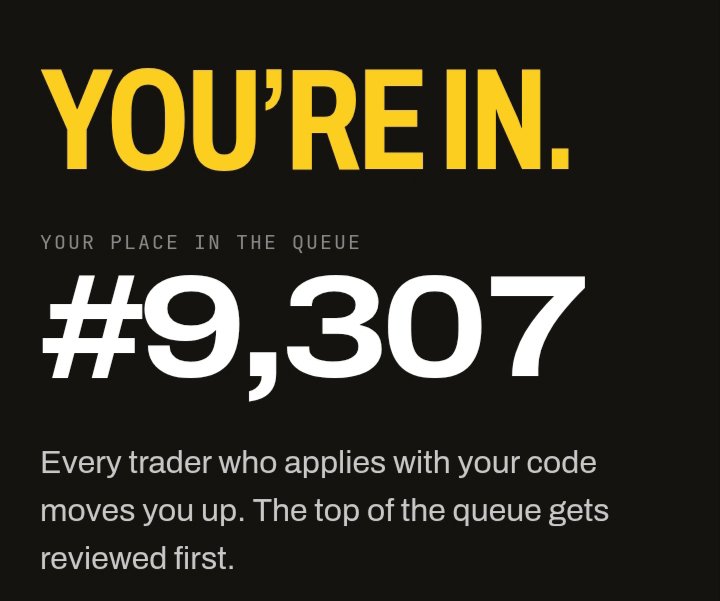 kaif0g's tweet photo. Applied to be a Founding Trader at @BungeeExchange

Wave 01 is a short list. After that you’re just reading about it

Sign up to see if you get in
https://t.co/WqYIEBhh6J https://t.co/arYOqZ31lI