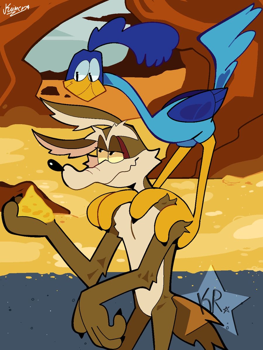 KeinerMuoz9's tweet photo. Tomen, migajas (literalmente) #coyotevsacmefanart https://t.co/uItBuJ3odc