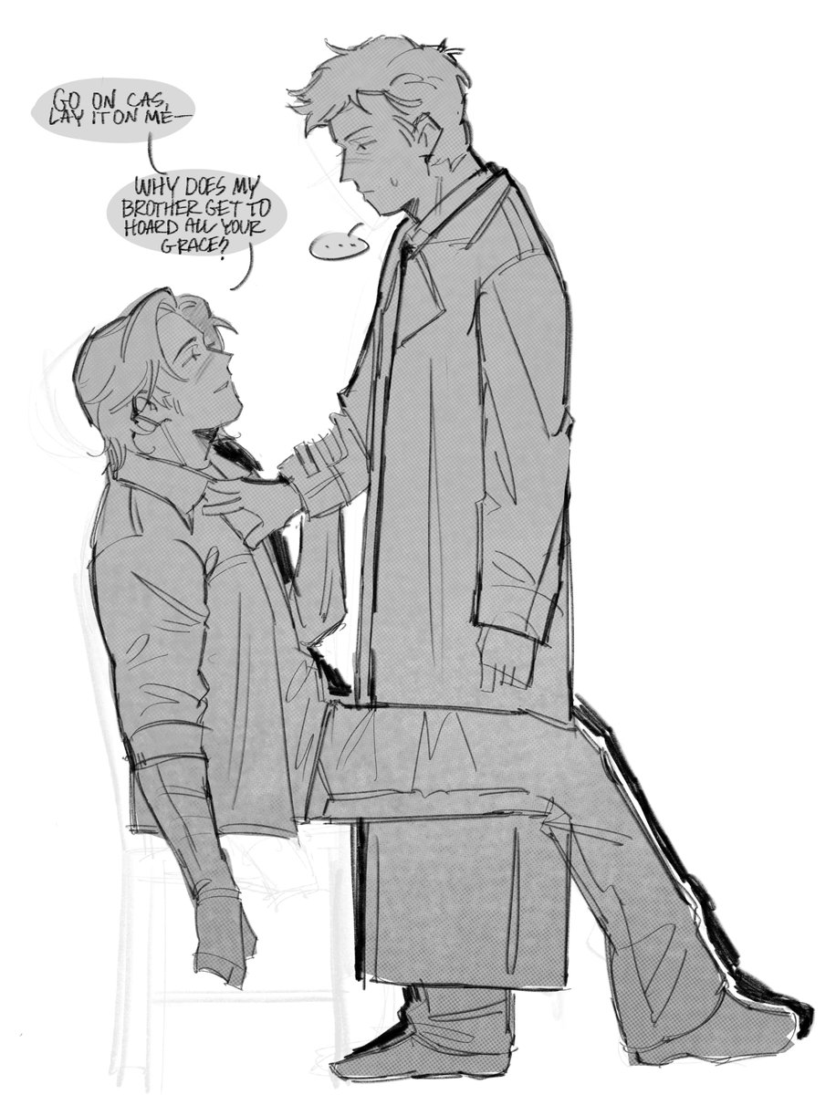 pompnostyle's tweet photo. Sastiel doodle #spn #sasteil https://t.co/ArPkZXuGUJ
