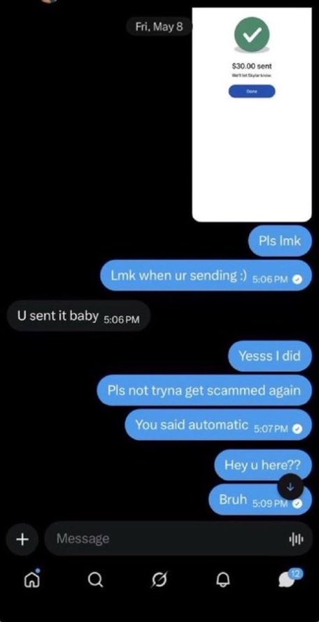 GaneshC7039's tweet photo. Just got Scammed 4 times 💔 pls any active sellers that actually are legit w proof?? Dm me #buying #buyingcontent #content https://t.co/ZOUpTD9Qhr
