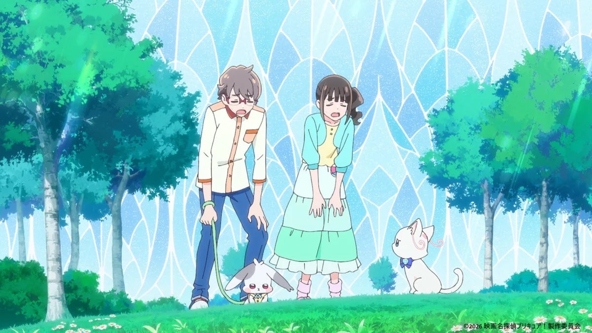 oricon_anime_'s tweet photo. 『わんぷり』悟くん＆大福、ふたたび変身
「名探偵プリキュア！」映画新カット公開
https://t.co/i7uDciW3HL
⠀
プリルン＆メロロン＆こむぎと仲良くなるポチタン、悟＆まゆ、土煙を上げて走ってくるこむぎ＆いろはなど https://t.co/hIZoOzRBJL