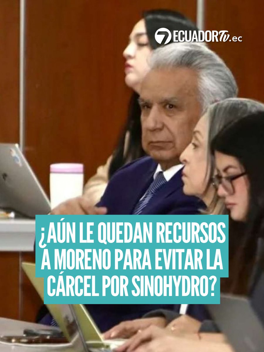 EcuadorTV's tweet photo. #Nacionales | El expresidente Lenín Moreno cuestionó la sentencia de cinco años de prisión dictada en su contra por el caso Sinohydro y aseguró que fue condenado pese a no haber recibido “un solo centavo”.
https://t.co/xxfTuwVkOw https://t.co/6IL7c5I3Z6