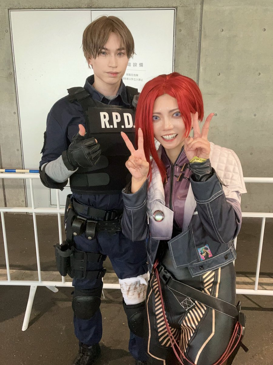 CARL_cosplay's tweet photo. #TGS2026 #REBHfun

レオン RE2/自分
サイバーパンク2077 ソングバード /@daru_bish_ https://t.co/KEkRF6IMEO
