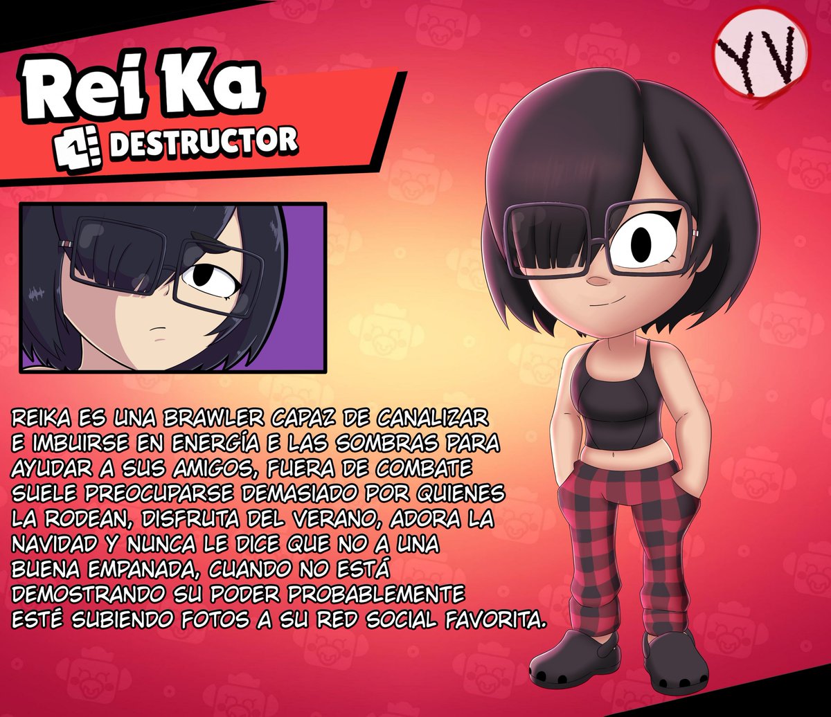 Reika7u7's tweet photo. Concepto de mi Brawler, actualmente uno de mis juegos favoritos.
Agradecería que dejen su ❤️, para una segunda parte con mas detalles de sus habilidades.
Diseño realizado por @Yisusvalens 
#BrawlStars https://t.co/uEjI09VNvw