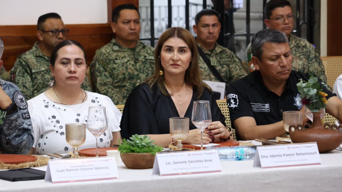 idamis35's tweet photo. Participé en la Segunda Sesión Ordinaria del Grupo de Inteligencia Operativa Interestatal Oaxaca–Puebla, donde refrendamos la importancia de mantener una coordinación permanente entre nuestras entidades. https://t.co/rrenmZBuQN
