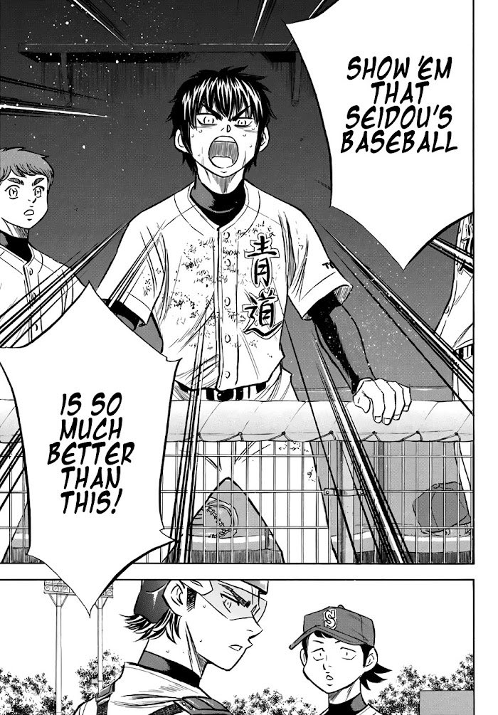 myswfan's tweet photo. eijun’s growth always get me that’s the boy who would get off the mound with tears in his eyes and a guilt for needing the team to cover for him… but each loss, each failure, each hit someone gets off him teaches eijun to be stronger https://t.co/WcEHBNMjda