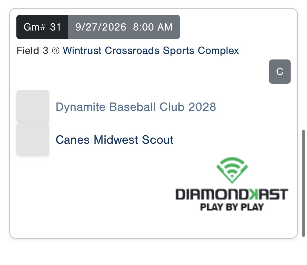 brody_drake50's tweet photo. Here is my schedule for the 2026 17u PG Midwest Champions Cup in New Lenox on September 25-27.
 @CanesMWScout @PG_OhioValley @PG_Scouting @PG_Uncommitted https://t.co/Yijr4hPSfx