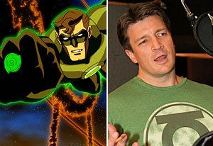 millicay95's tweet photo. At first I thought it wouldn't make sense because he aged out, but given the direction Lanterns went with, I kinda wish I could see the alternate version of the show where Nathan Fillion, prolific Hal Jordan voice actor, was chosen for the show instead of Kyle Chandler. https://t.co/atCJuOdGYH