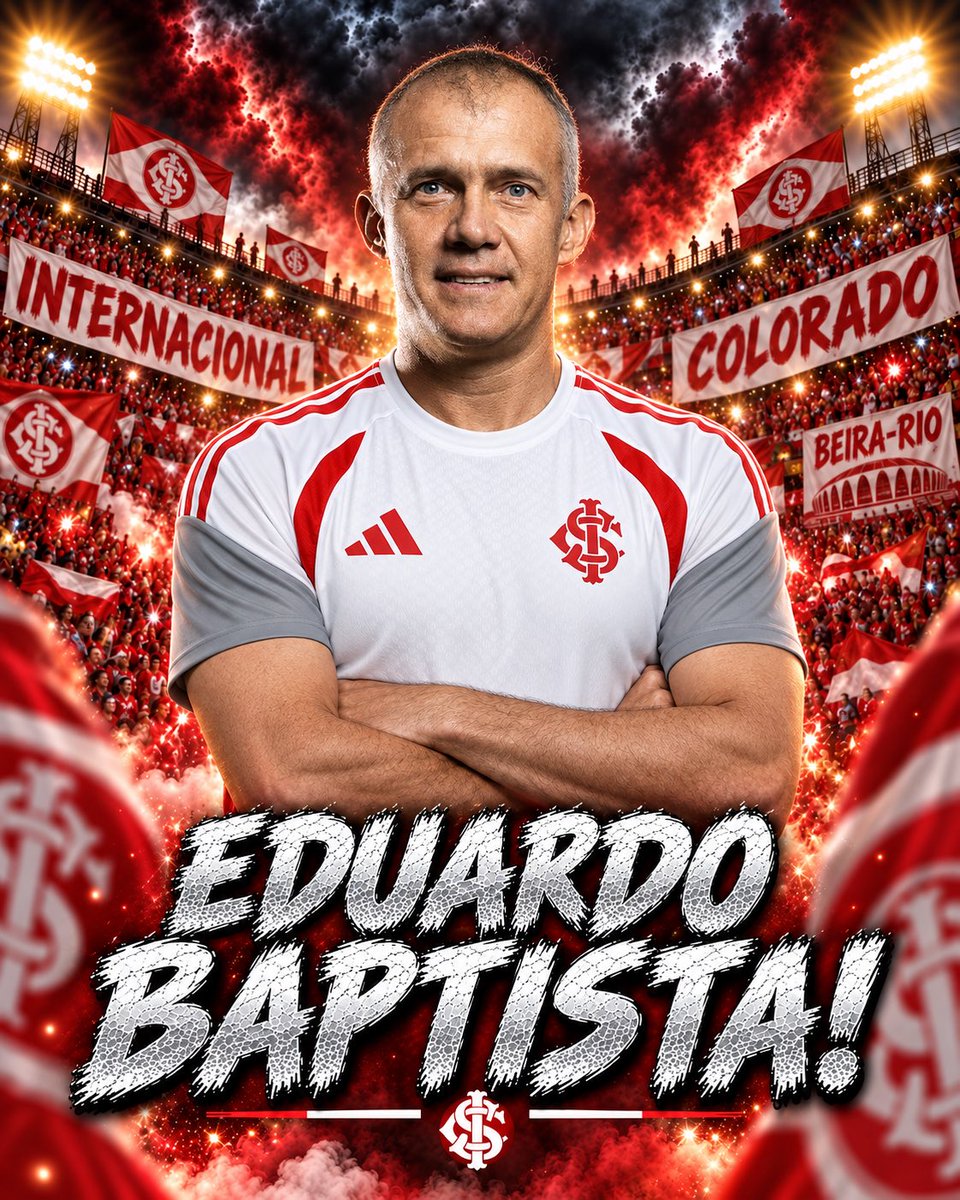 golsdobrasil1's tweet photo. 🚨 Internacional acerta a contratação de Eduardo Baptista até o fim da temporada.

O treinador deixa o Criciúma para assumir o Colorado.

🗞️ @leonardosonda_ https://t.co/QV1Qha5NwZ