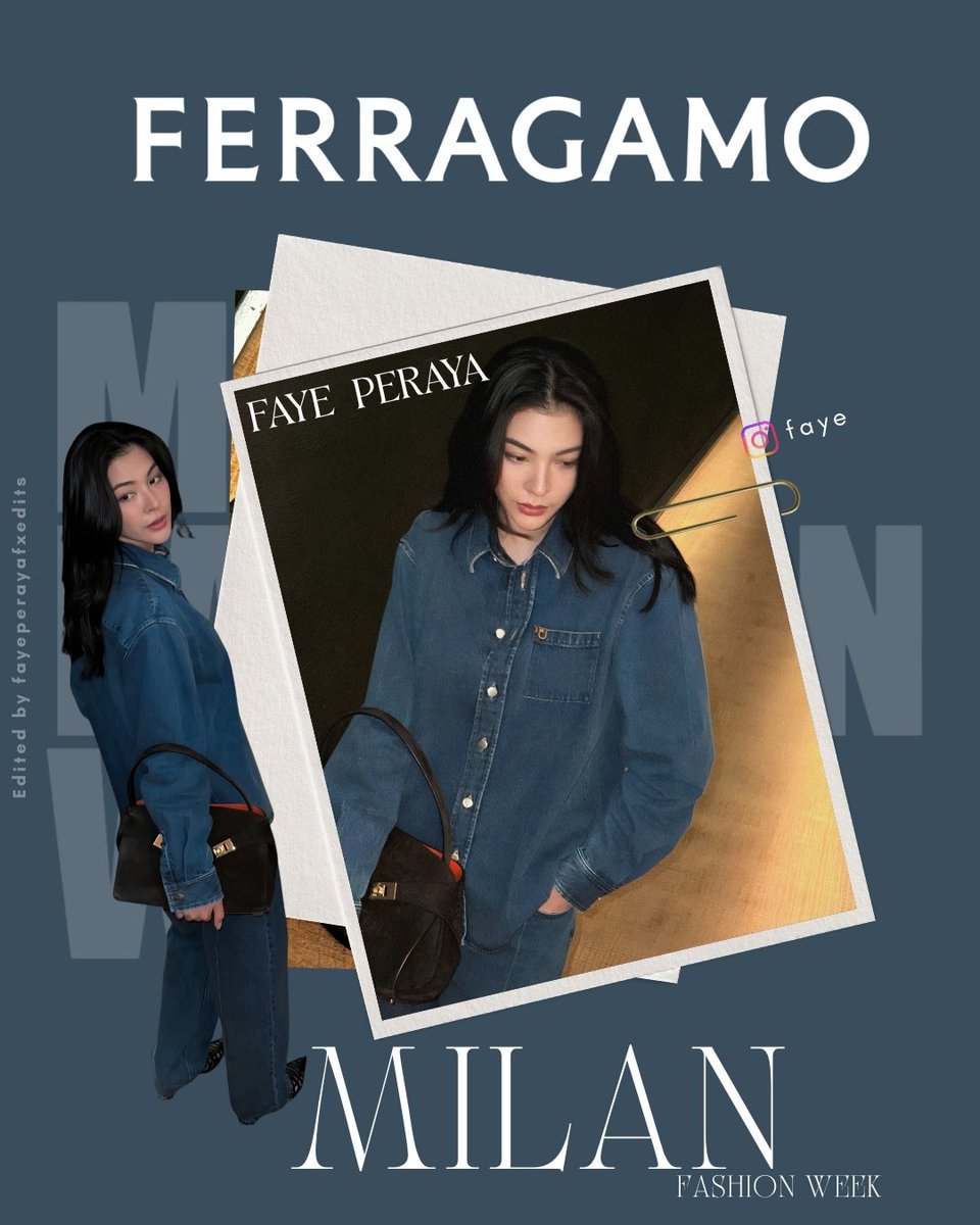 Sudlormalaewjaa's tweet photo. ตั้งตารอพี่คนสวยตั้งแต่airport lookเลย

#FerragamoXFaye
#FerragomoSS27
#Ferragamo
#FayePeraya 
#MilanFashionWeek https://t.co/95AYJG9EgB