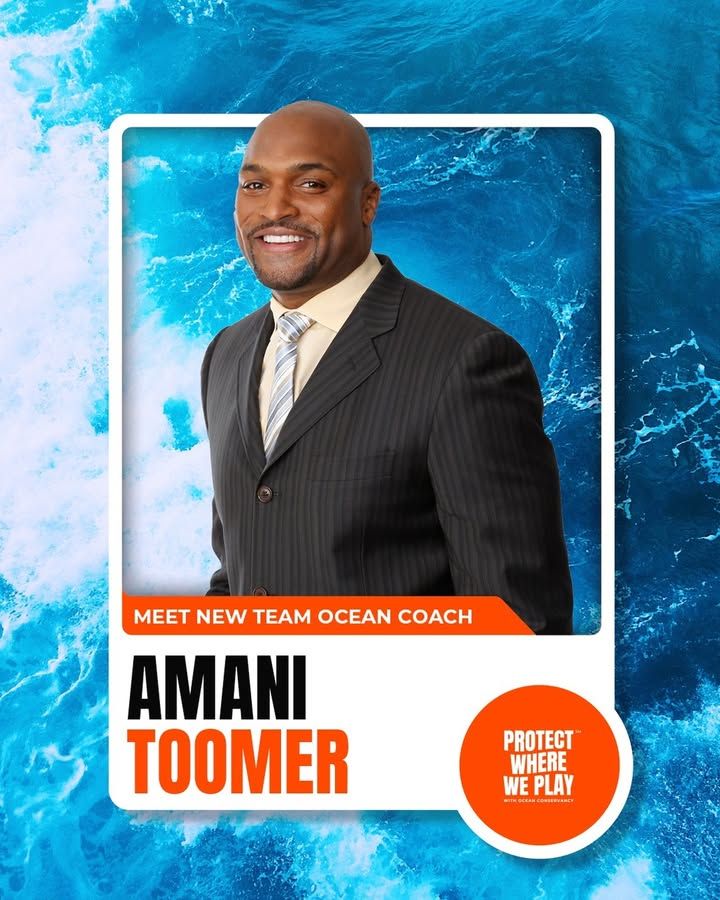 OurOcean's tweet photo. Meet our newest Protect Where We Play Team Ocean Coach: Amani Toomer! 🏈 

This NFL veteran and Super Bowl XLII champion's professional history is legendary, and we know his impact on the future of our ocean will be, too. 

Welcome to TeamOcean, Amani! 🌊 https://t.co/NXVKUh4q2N