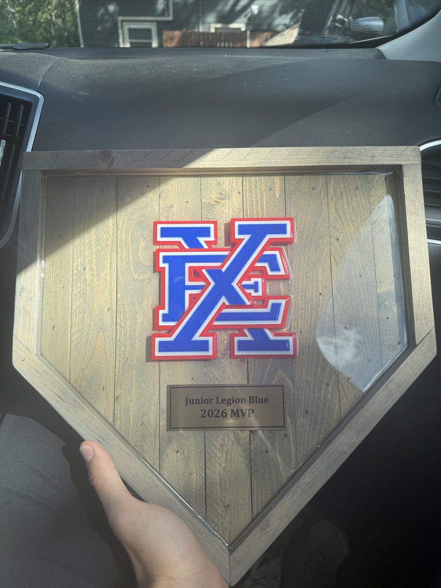 ColeMiller90's tweet photo. Grateful to receive the 2026 junior legion blue MVP award 
Lead in H, SB, AVG, 2BS, Rs, FPCT
2nd in OBP, OPS, SLG, RBI 

A lot of offseason work went into this season and I’m ready to get back at it this winter 

@EliteSportsAdv 
@bb_legion https://t.co/x9Mqfu7sO9