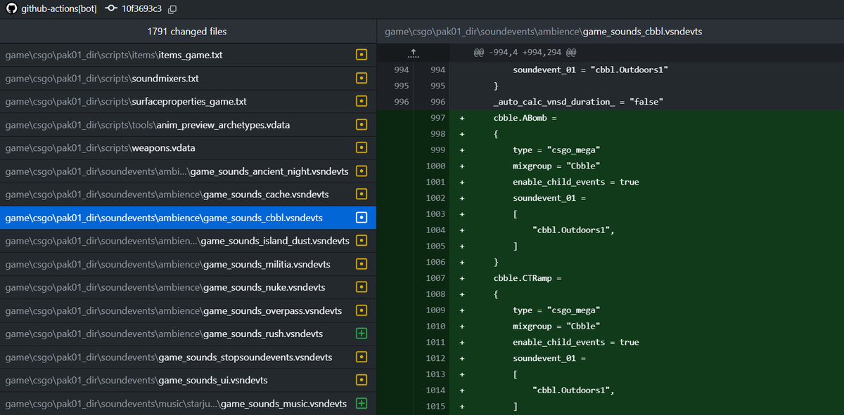 gabefollower's tweet photo. It looks like CS2 developers are still working on the Cobblestone remake. https://t.co/5Jw5p0EXmA