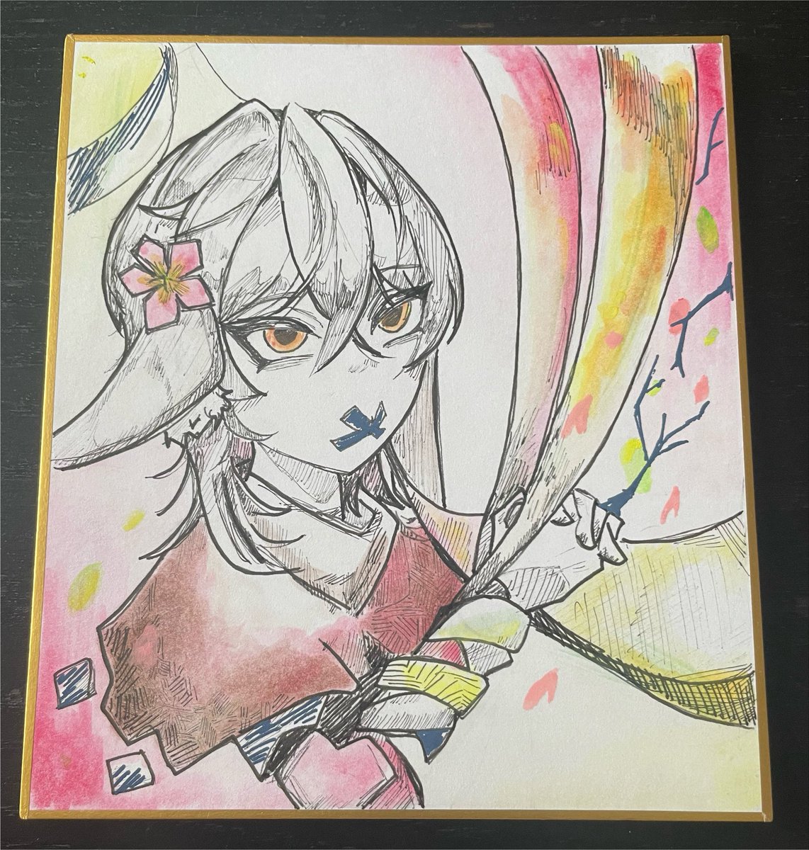 Sak0ra_k's tweet photo. 🦊×🌸

#illustration‌‌ https://t.co/ZaooXulT9d