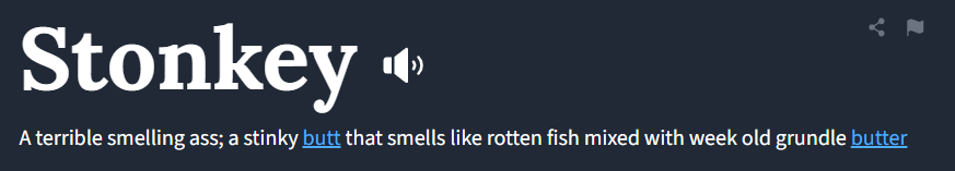 waltercooks_'s tweet photo. I found the best and funniest anti stonk meme 
STONKEY in the urban dictionary means a TERRIBLE smelling or nasty buttocks

run $STONKEY

https://t.co/1bIfvAOls6 https://t.co/iZf2BxMrr2