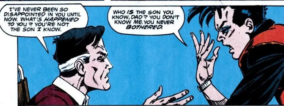 nippiercer's tweet photo. People saying that Tim had a good relationship w his parents before he became Robin is insane, that kid was NEGLECTED. https://t.co/0jxzYNLhlQ