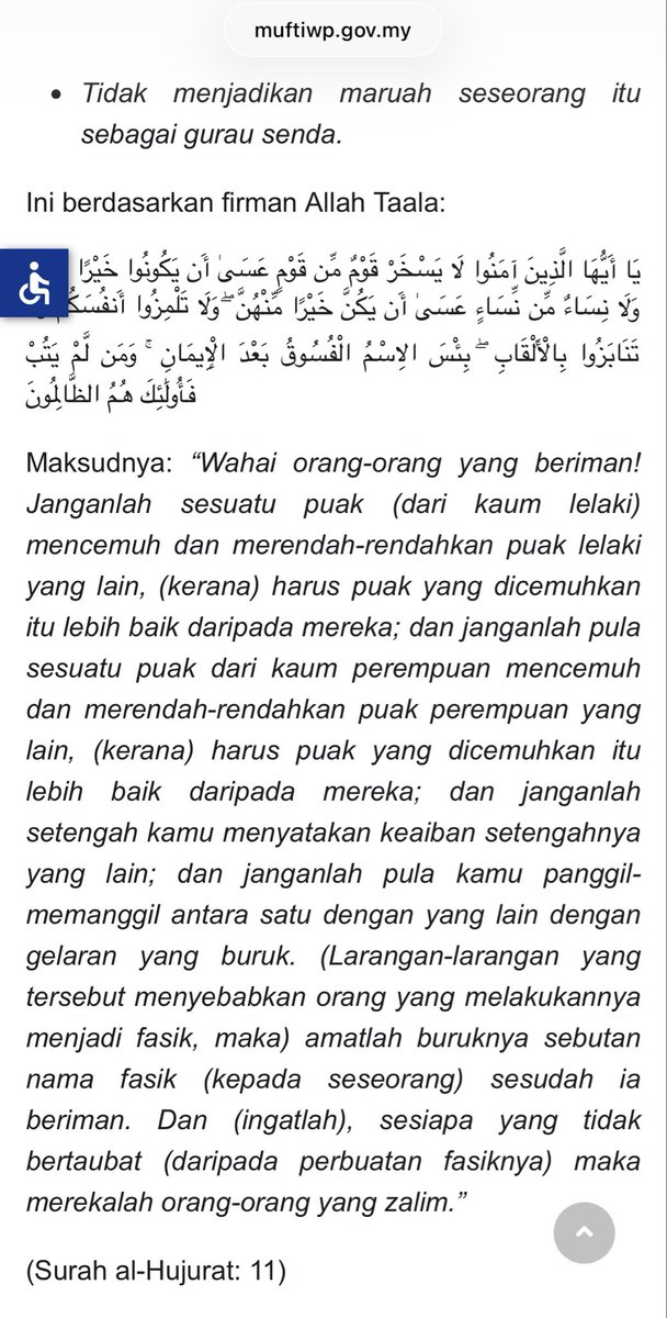 lanamiyuki's tweet photo. Tahukah anda? Selain tidak menipu, antara adab bergurau adalah tidak menjadikan maruah orang sebagai bahan gurauan dan tidak merendah-rendahkan orang. 

Tak kesah la orang tu jenis akan terasa ke tak, kita buat kerana Allah, bukan kerana orang.

Moga Allah ampuni kita. https://t.co/zppkZXXRfE