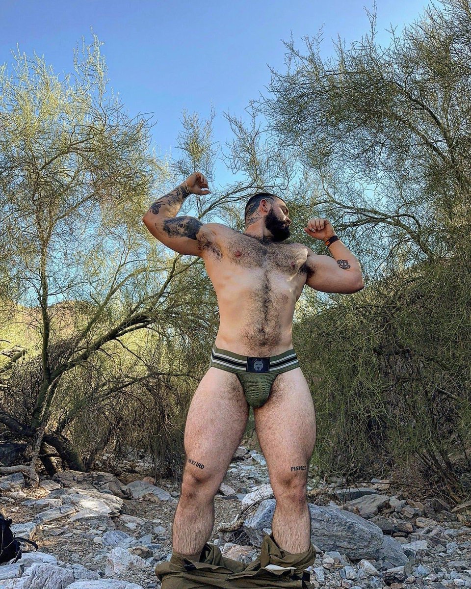 Gruffpup's tweet photo. The Pocket Jockstrap ➡️ https://t.co/VONPdymmc0 ⬅️ The Stud: @alanxwolfe #beard #handsome #woof #muscle #alanxwolf #cub #pup #bear #fur #furry #gayjock #gaymuscle #instagay #gaypride #gaymuscles #handsomejock #gayathlete #gayfitmen #gaybear #musclebear #hairyman #hairychest https://t.co/oxmdWIyPwn