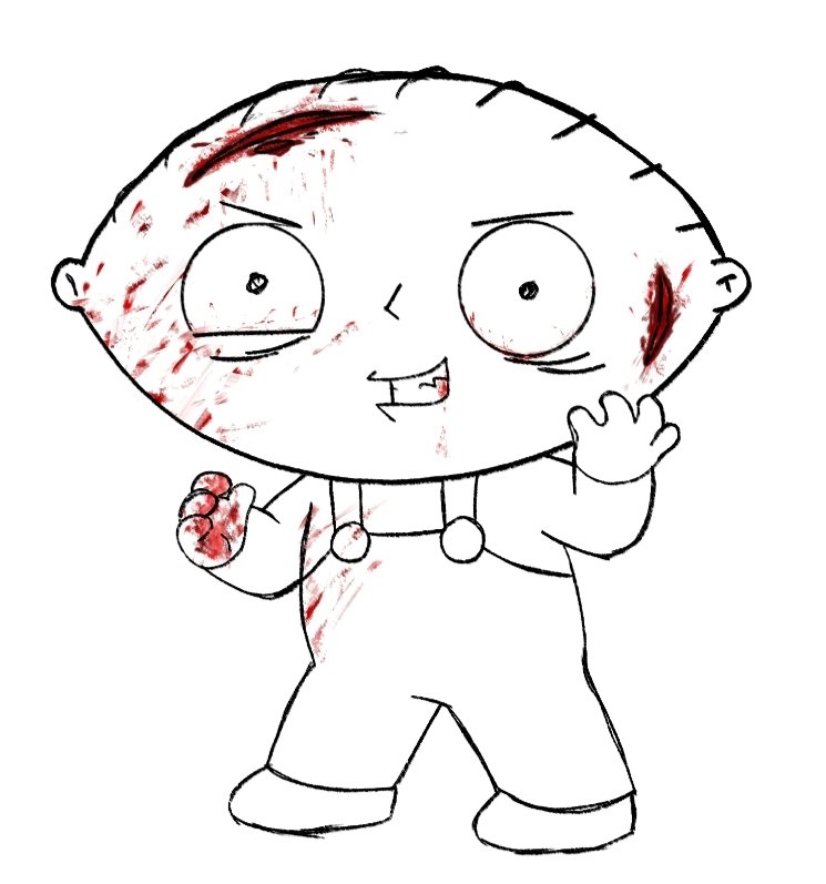 Ferreham430's tweet photo. Ayoooo finally revived my account
Anyway, I've been trying out a new brush that recently came out in ibis paint. I've been practicing this ,and now with this new brush (called cut line) and other brushes,now you can create shock blood,
Examples.
#Pibby #Somnisengine #familyguy https://t.co/T43nFaVdVZ