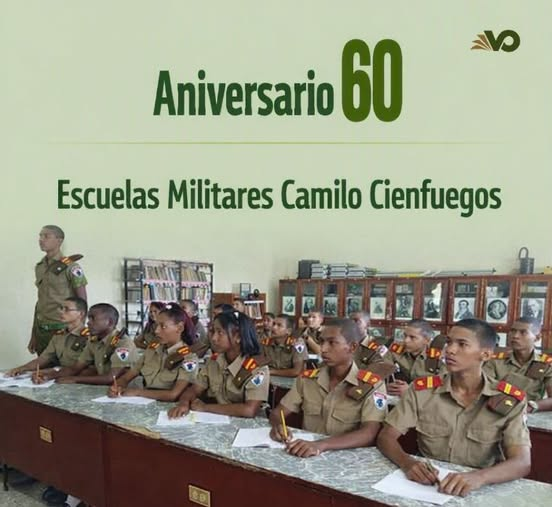 MinturCuba's tweet photo. 🇨🇺 60 años formando generaciones de cubanos comprometidos con su Patria. Las Escuelas Camilo Cienfuegos son símbolo de estudio, esfuerzo y amor por Cuba. Hoy rendimos homenaje a todos los que han formado parte de esta historia. ❤️

#CamiloCienfuegos #60Aniversario #OrgulloCubano https://t.co/3uxkRxW4IT