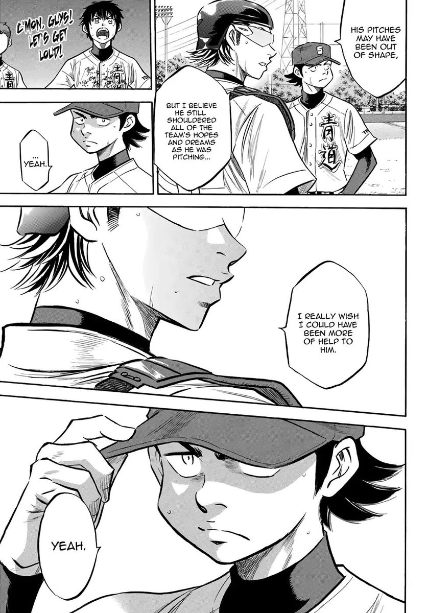 suisekioris's tweet photo. god fuck i get kazuya so much for being upset when eijun crumbled on the mound https://t.co/ePif2HINFi