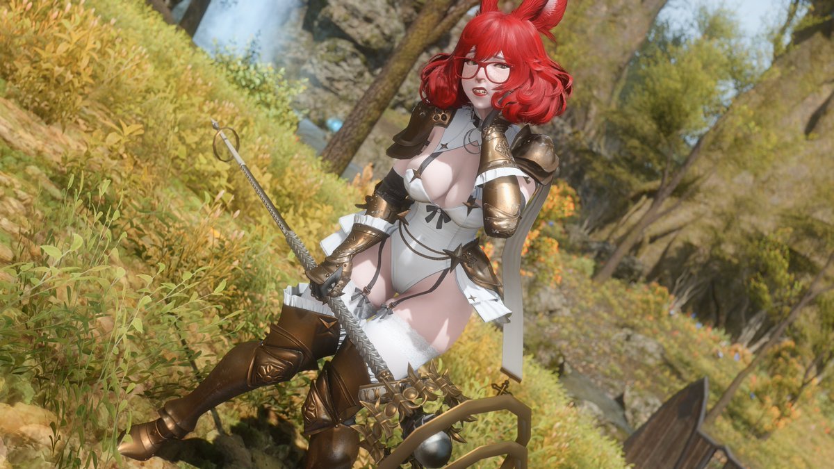 VoidKaas's tweet photo. 'A-Are you sure this is proper mage attire?!' https://t.co/3uWD0Si1x3