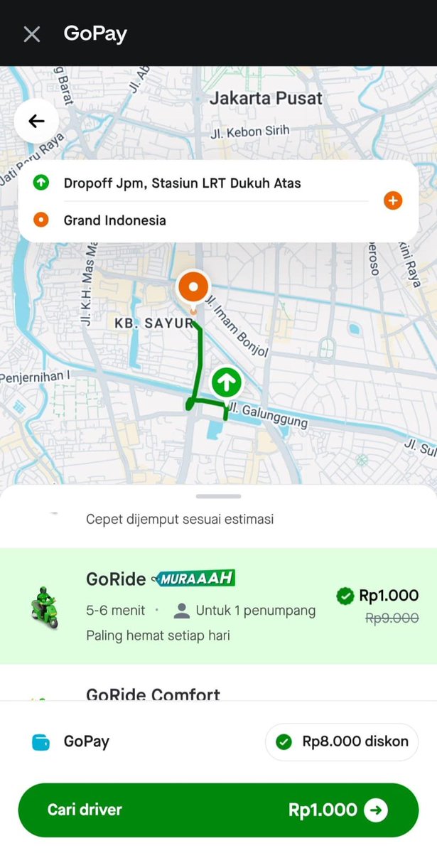 1tsyyedee_'s tweet photo. buat kalian yang lumayan sering naik gojek, ada info promo mulai 1rb ini lumayan buat dicoba. apalagi bisa langsung pesen dari aplikasi gopay #GOJEKDIGOPAYMULAIDARI1000 https://t.co/B79BpM3CwV