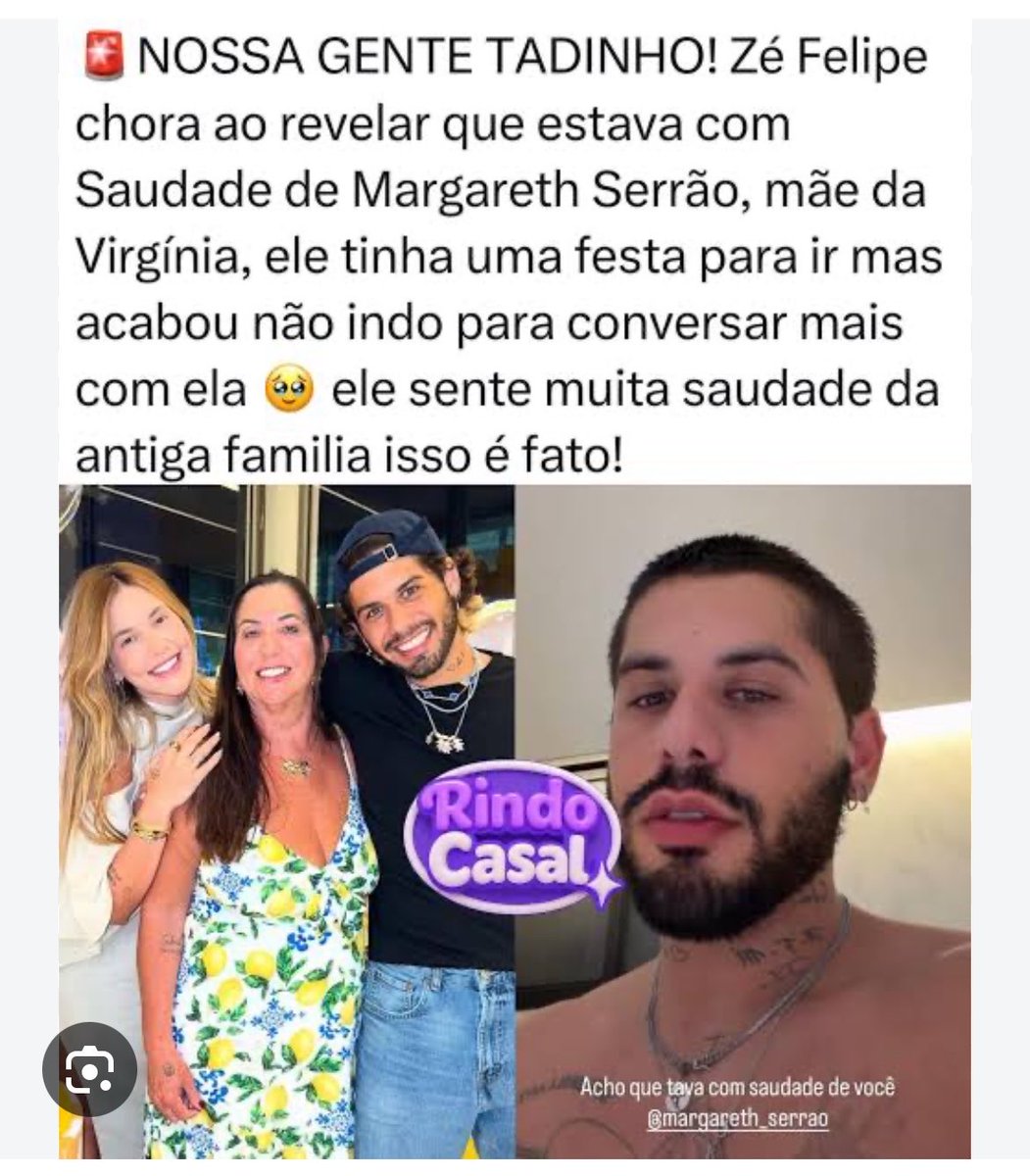 Marilararocha's tweet photo. @Mizaygabe Relembrar é viver @anafcastela @Dudabertelliofc @vetuche_gabriel 
2 meses + caros para A
“A Virgínia é a minha MELHOR amg, o futuro a Deus pertence… quem sabe daqui 5, 10 anos” (sobre uma volta c a ex esposa)…
O grande livramento foi para A https://t.co/2t4QOil71E