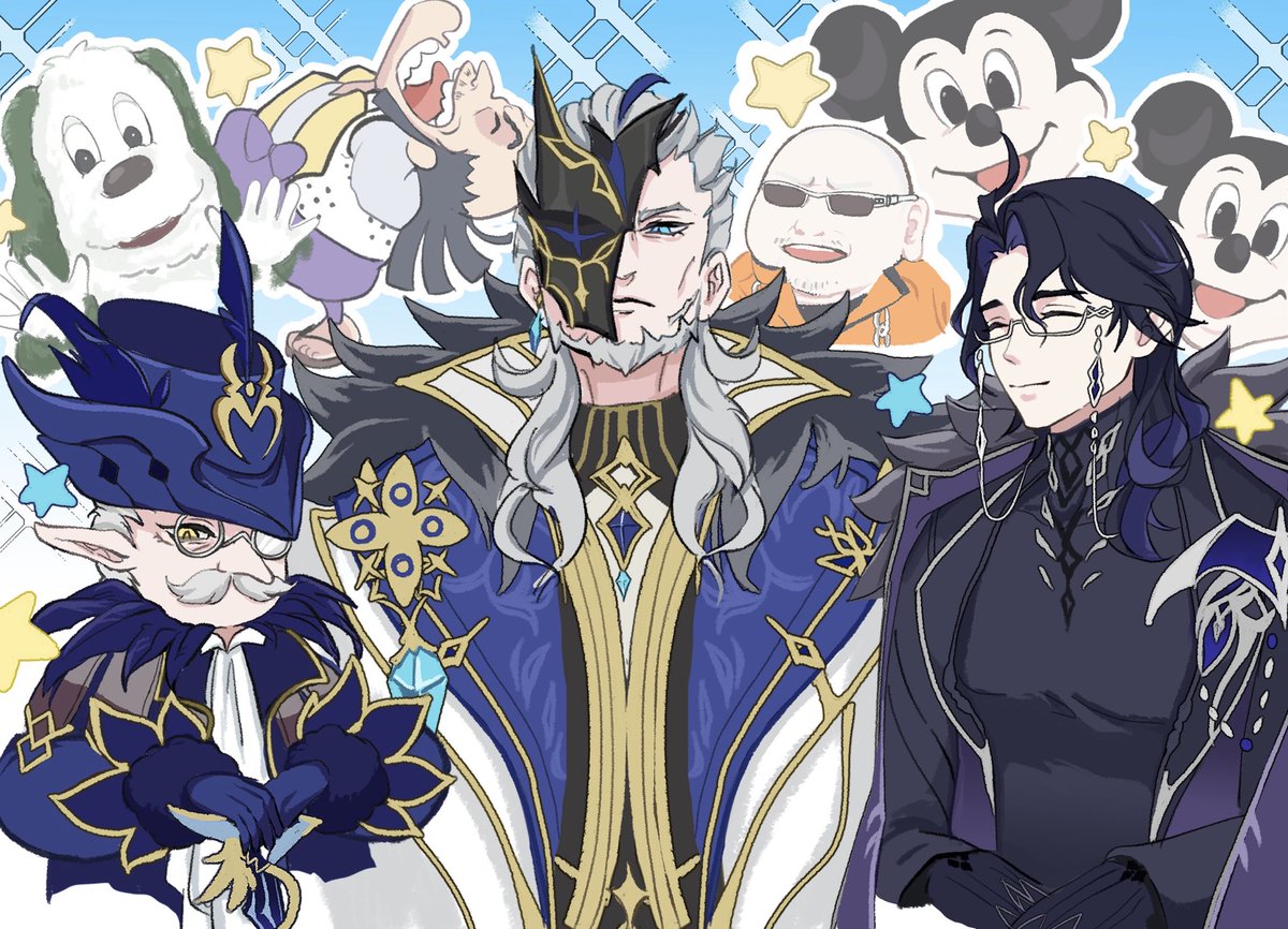 liv1122332's tweet photo. これはファデュイ中の人がチラつく三銃士 https://t.co/GbXMHlhYsN