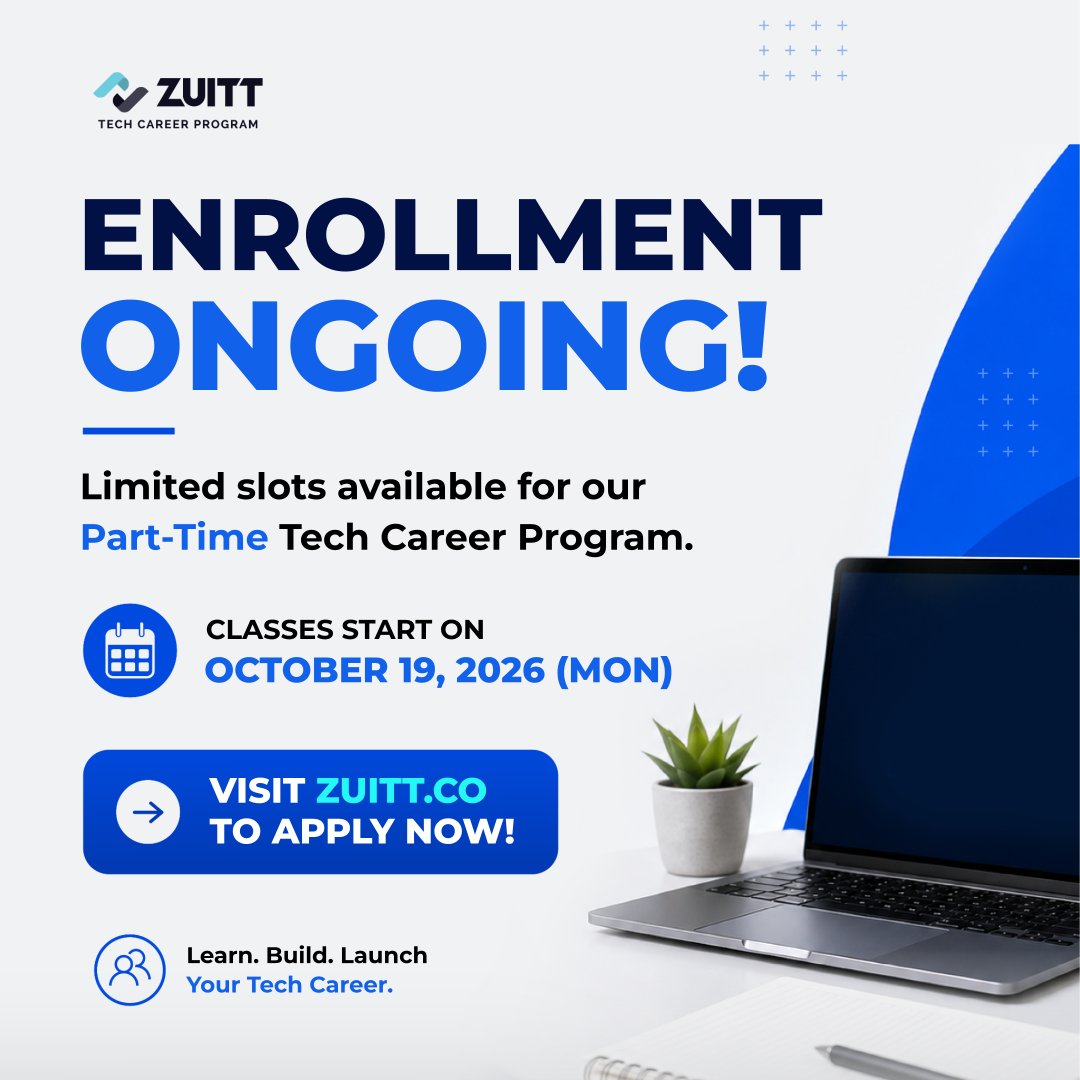 zuittco's tweet photo. BIG TECH CAREERS START SMALL: ONE SKILL AT A TIME. 📷
-Learn online with guidance from instructors
-Build practical web development skills through hands-on projects
-Receive career preparation support
#Zuitt #TechCareer #LearnCoding #WebDevelopment #Coding #TechCareer https://t.co/fgoD3zRSoF