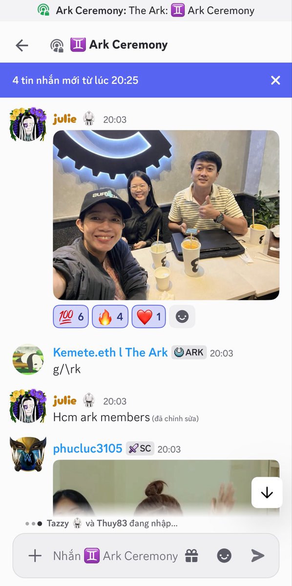 Tang17vn's tweet photo. Coffee, laughter, and Arkadian. ☕️✨

Different people, one community, building and contributing together. 🟣

Still early. Still building. Still Ark.

@arkadianworld 

#Arkadian #TheArk #AI https://t.co/K1keQ3pnkc